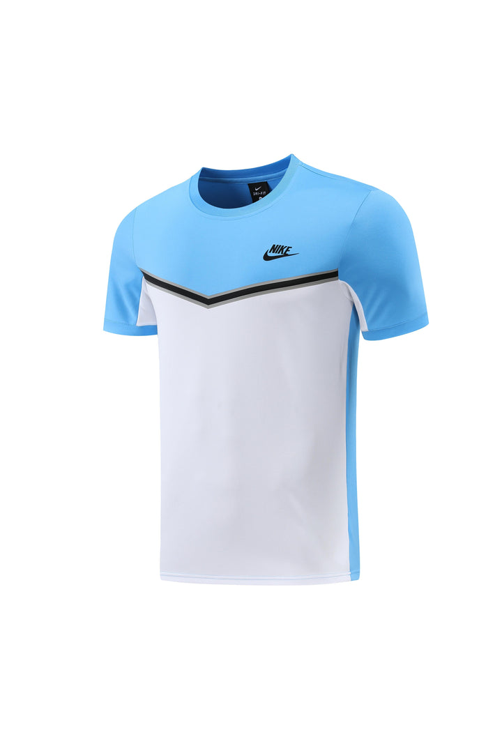 Nike Training Shirt - White/Light Blue