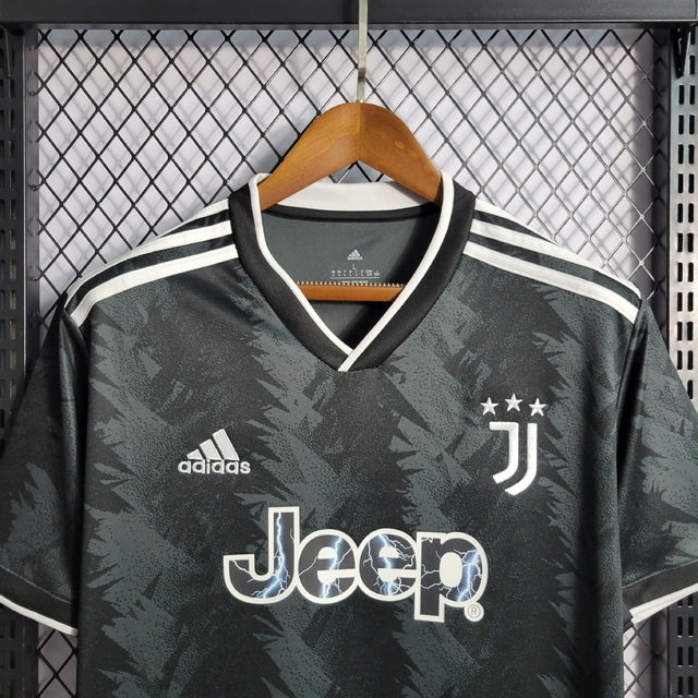 Juventus Away 22/23 Shirt No. Adidas Fan Men's - Black