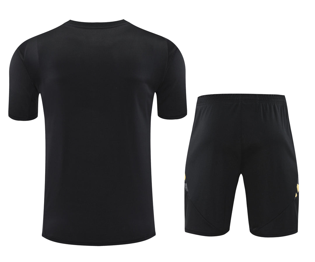 Real Madrid 2024/25 Training Kit - Black/Yellow
