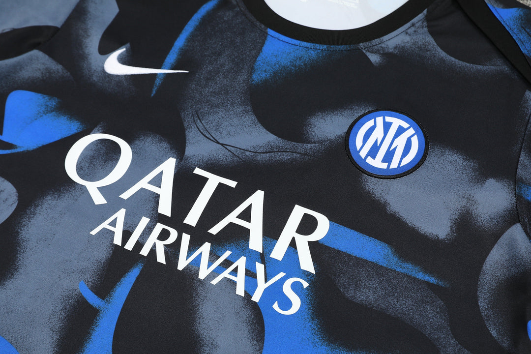 Inter Milan 2024/25 Training Kit - Black/Blue