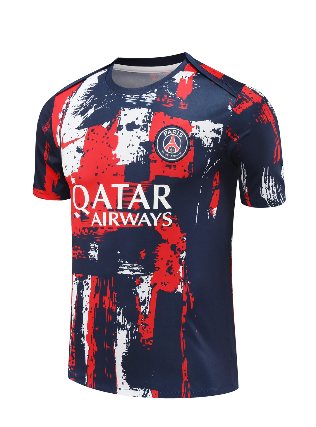 PSG 2024/25 Training Shirt - Red/Navy Blue