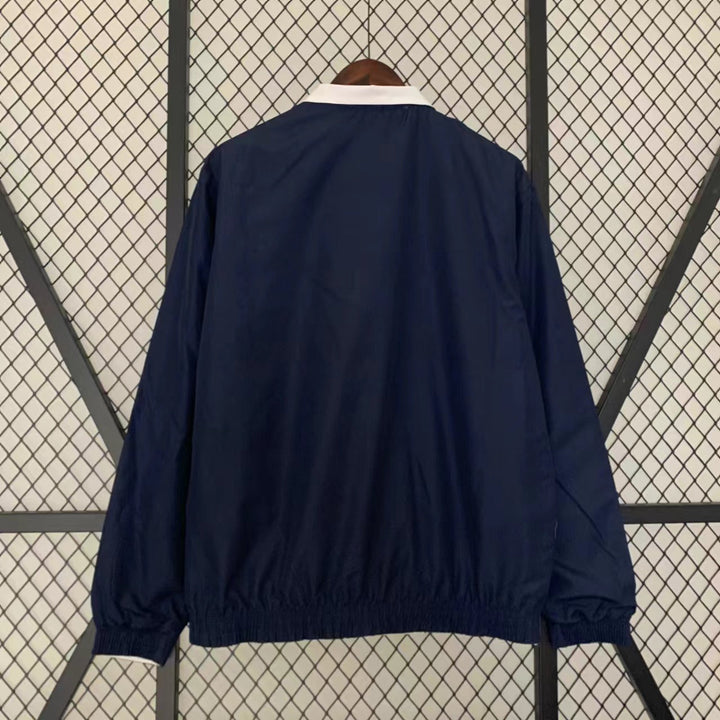 PSG Reversible Windbreaker Jacket - Navy Blue/White
