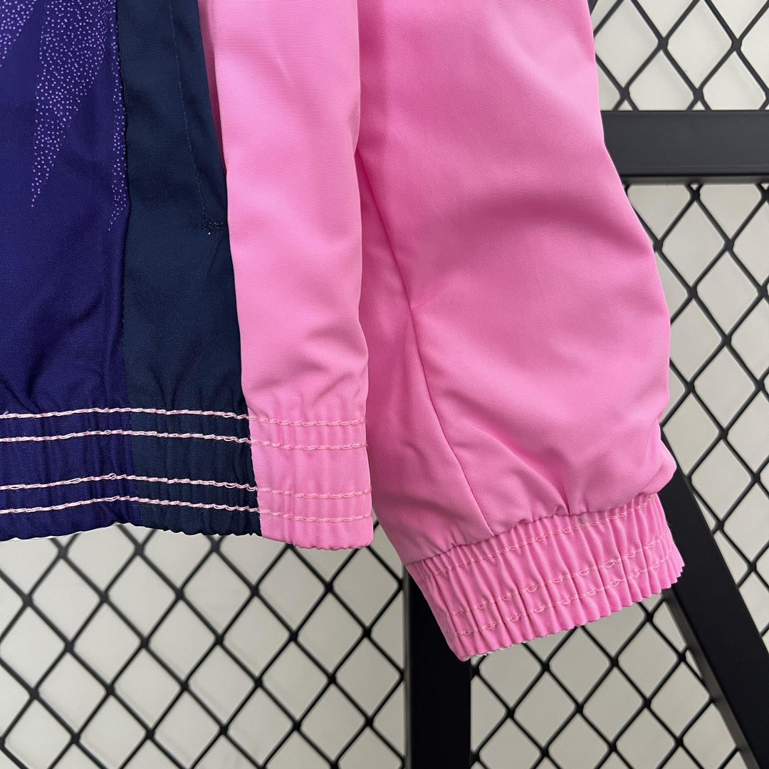 Germany 2024/25 Reversible Windbreaker Jacket - White/Pink