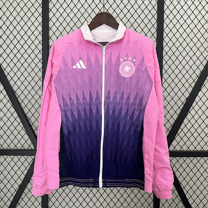 Germany 2024/25 Reversible Windbreaker Jacket - White/Pink