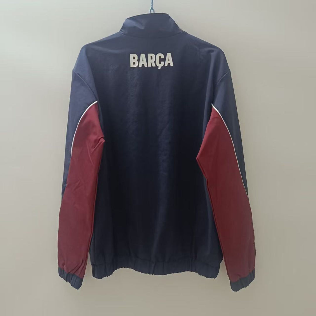 Barcelona Windbreaker Jacket - Navy Blue