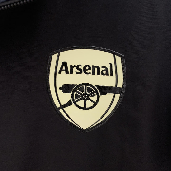 Arsenal Reversible Windbreaker Jacket - Black/Brown
