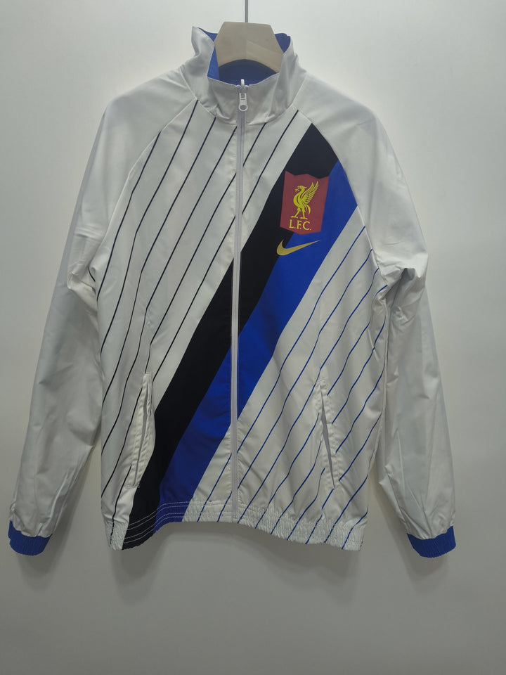 Liverpool Reversible Windbreaker Jacket - Blue/White