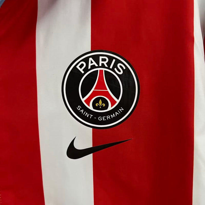 PSG Reversible Windbreaker Jacket - Red/Light Blue
