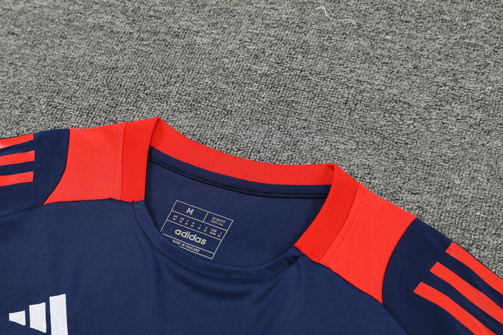 Manchester United 2024/25 Training Shirt - Navy Blue/Orange