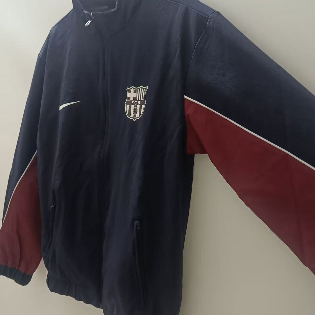 Barcelona Windbreaker Jacket - Navy Blue
