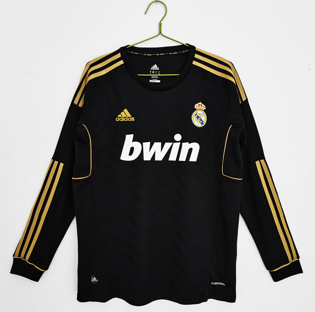 Real Madrid 11/12 Away Retro Shirt - Long Sleeve