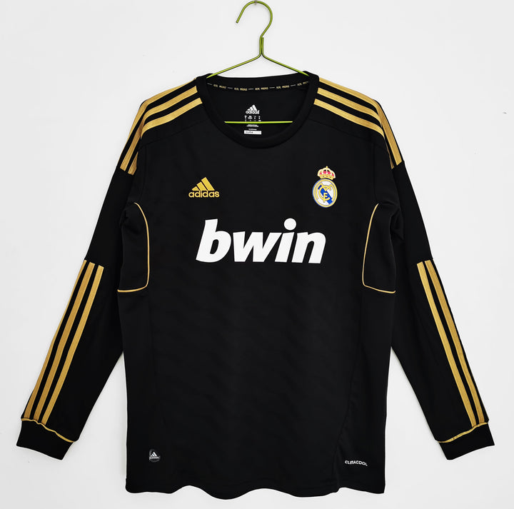 Real Madrid 11/12 Away Retro Shirt - Long Sleeve