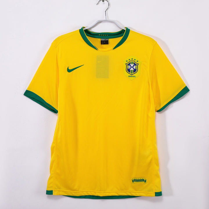 Brazil 2006 Home Retro Shirt