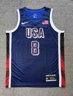 USA basketball Olympics 2024 Jersey - Blue