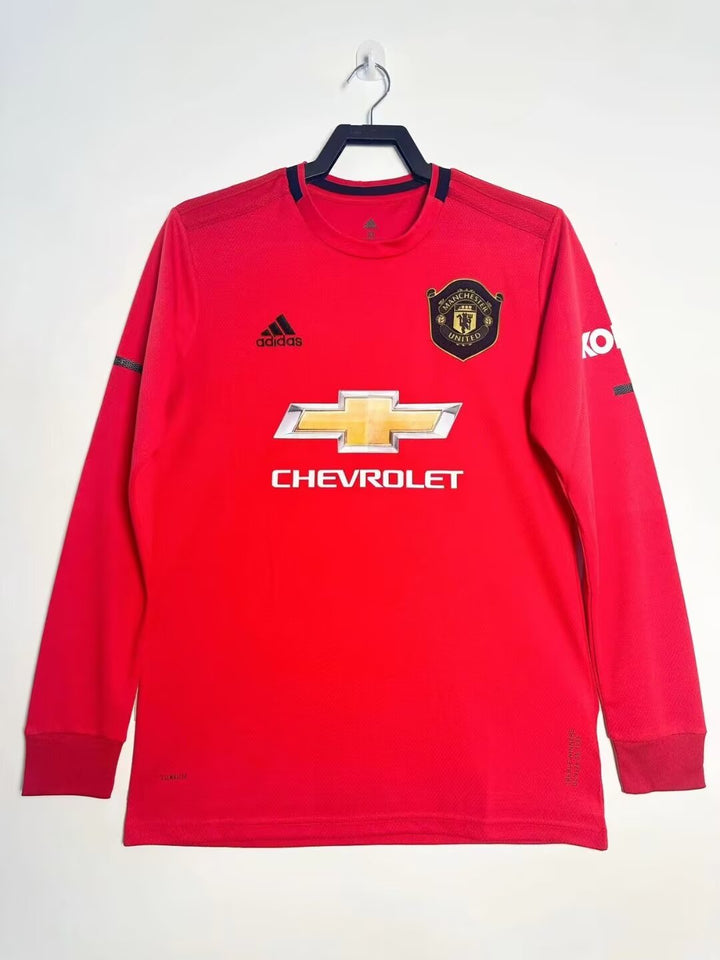Manchester United 19/20 Home Retro Shirt - Long Sleeve