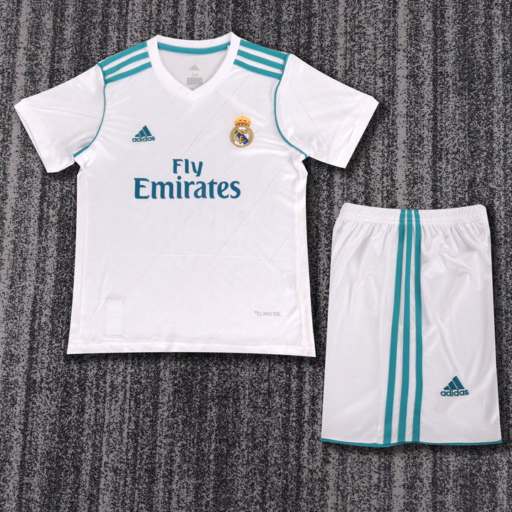 Real Madrid 17/18 Children's Home Retro Set