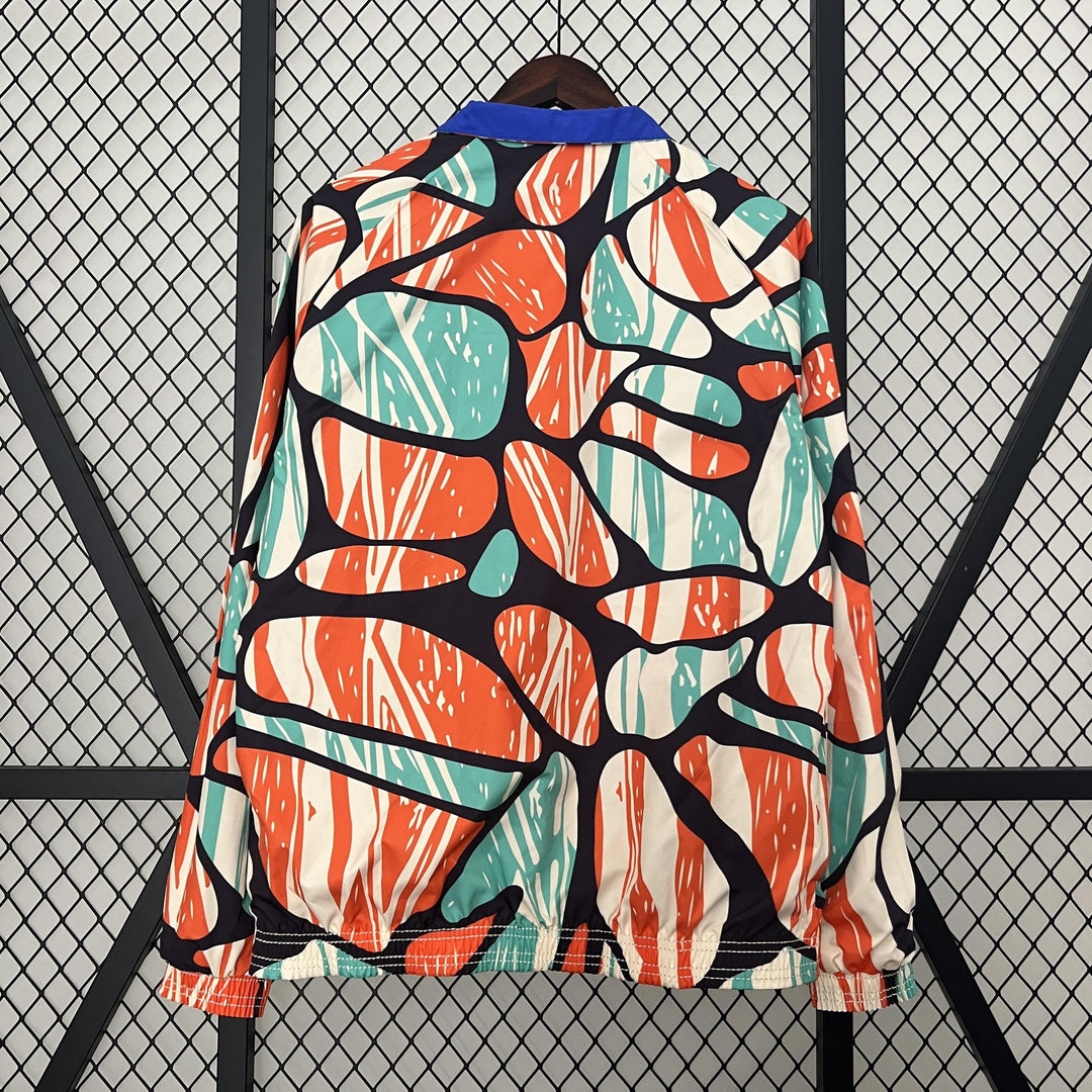 Arsenal 2024/25 Reversible Windbreaker Jacket - Navy Blue/Off-White