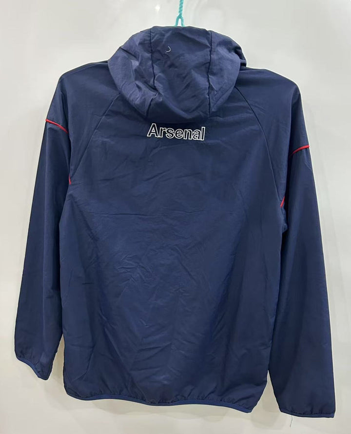 Arsenal Windbreaker Jacket - Navy Blue