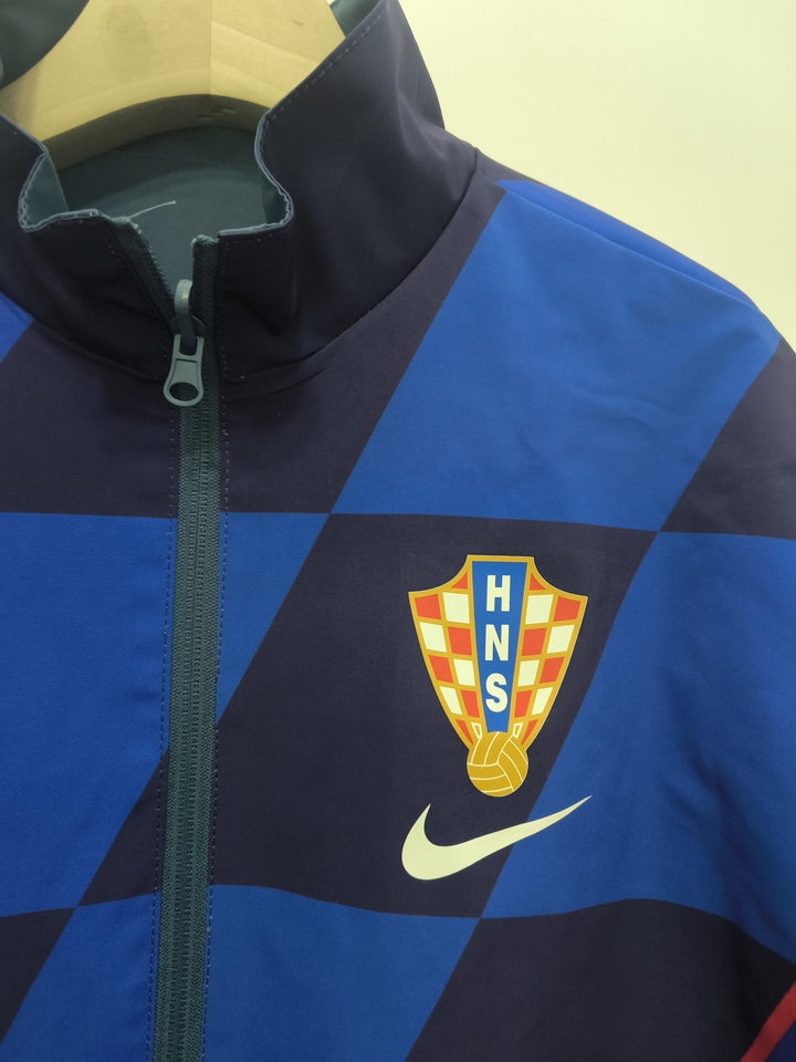 Croatia Reversible Windbreaker Jacket - Navy Blue