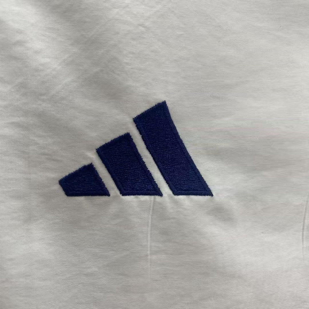 Real Madrid Reversible Windbreaker Jacket - White/Navy Blue