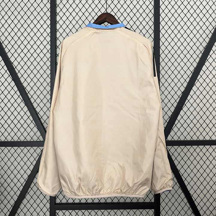 Manchester United Reversible Windbreaker Jacket - Light Blue/Beige