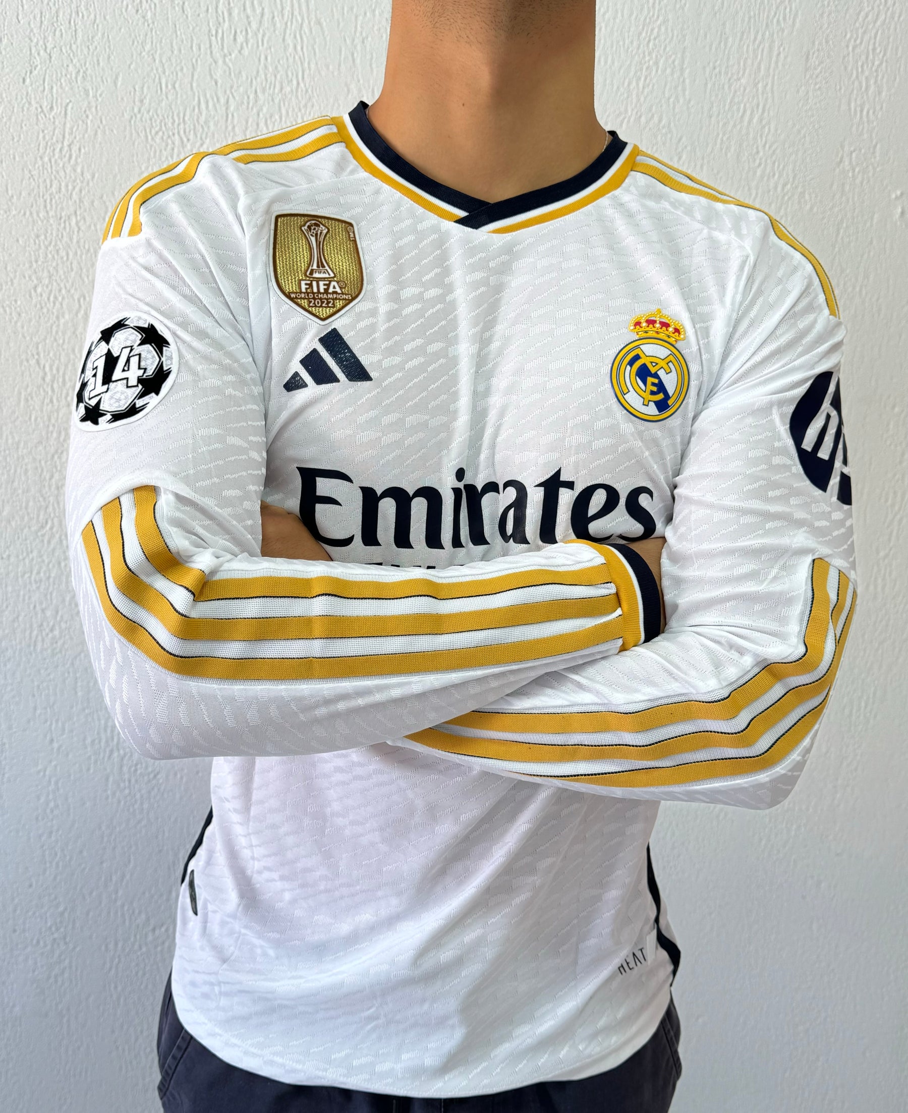 Real Madrid 2023/24 Shirt Player Version - Long Sleeve (+Patches)