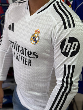 Real Madrid 2024/25 Shirt Player Version - Long Sleeve (+Patches)