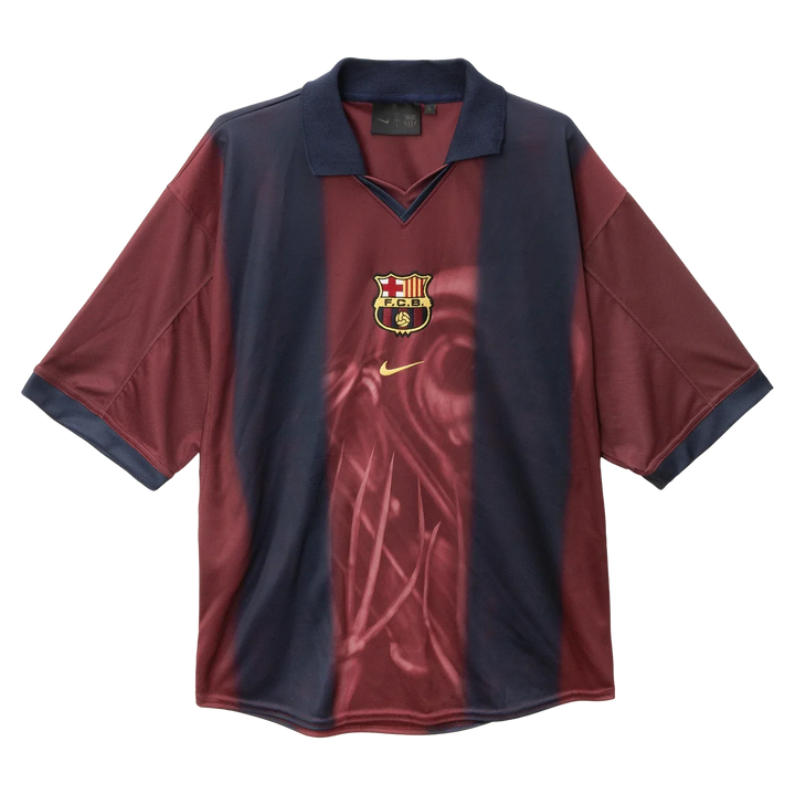 Barcelona 2000/01 Home Retro Skeleton Jersey - Travis Scott