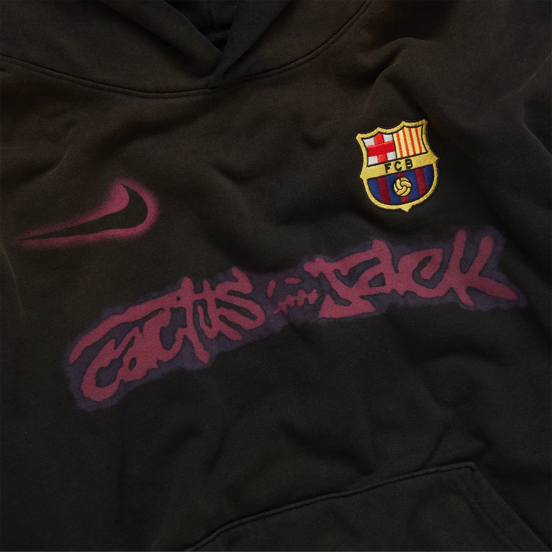 Barcelona Spray Logo Hoodie - Travis Scott