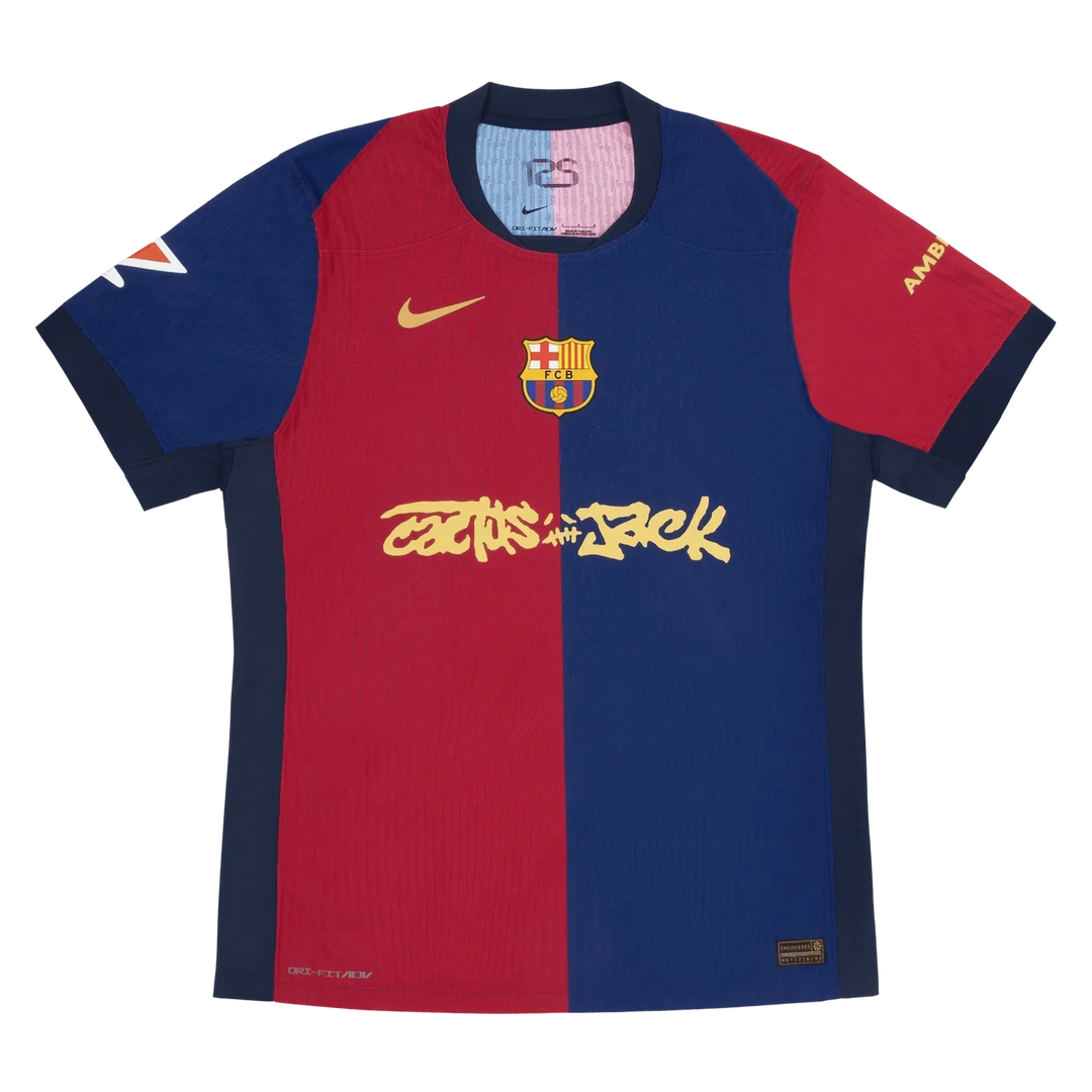 Barcelona 2024/25 Home Shirt - Travis Scott