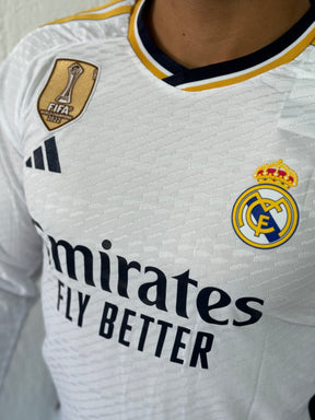 Real Madrid 2023/24 Shirt Player Version - Long Sleeve (+Patches)