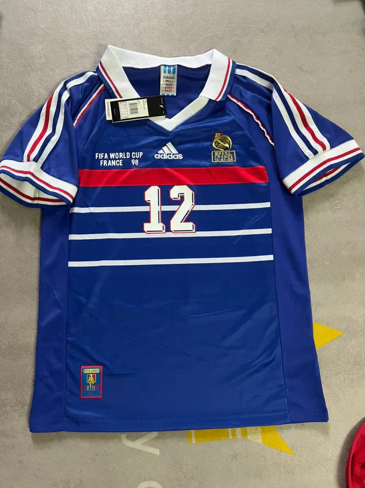 France Retro 1998 WC Shirt - Thierry Henry #12