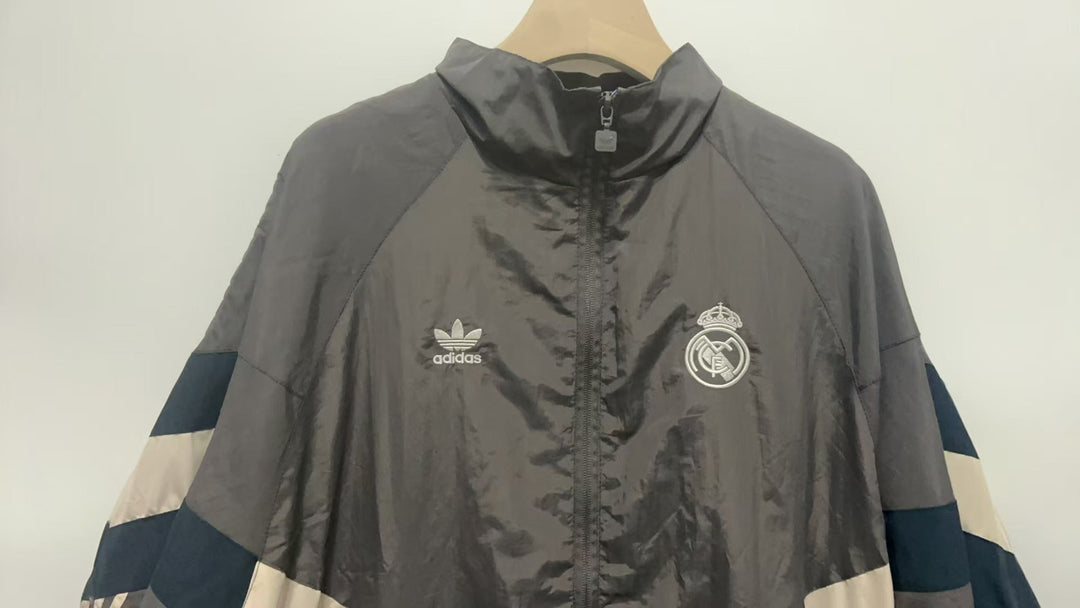 Real Madrid Windbreaker Jacket - Gray