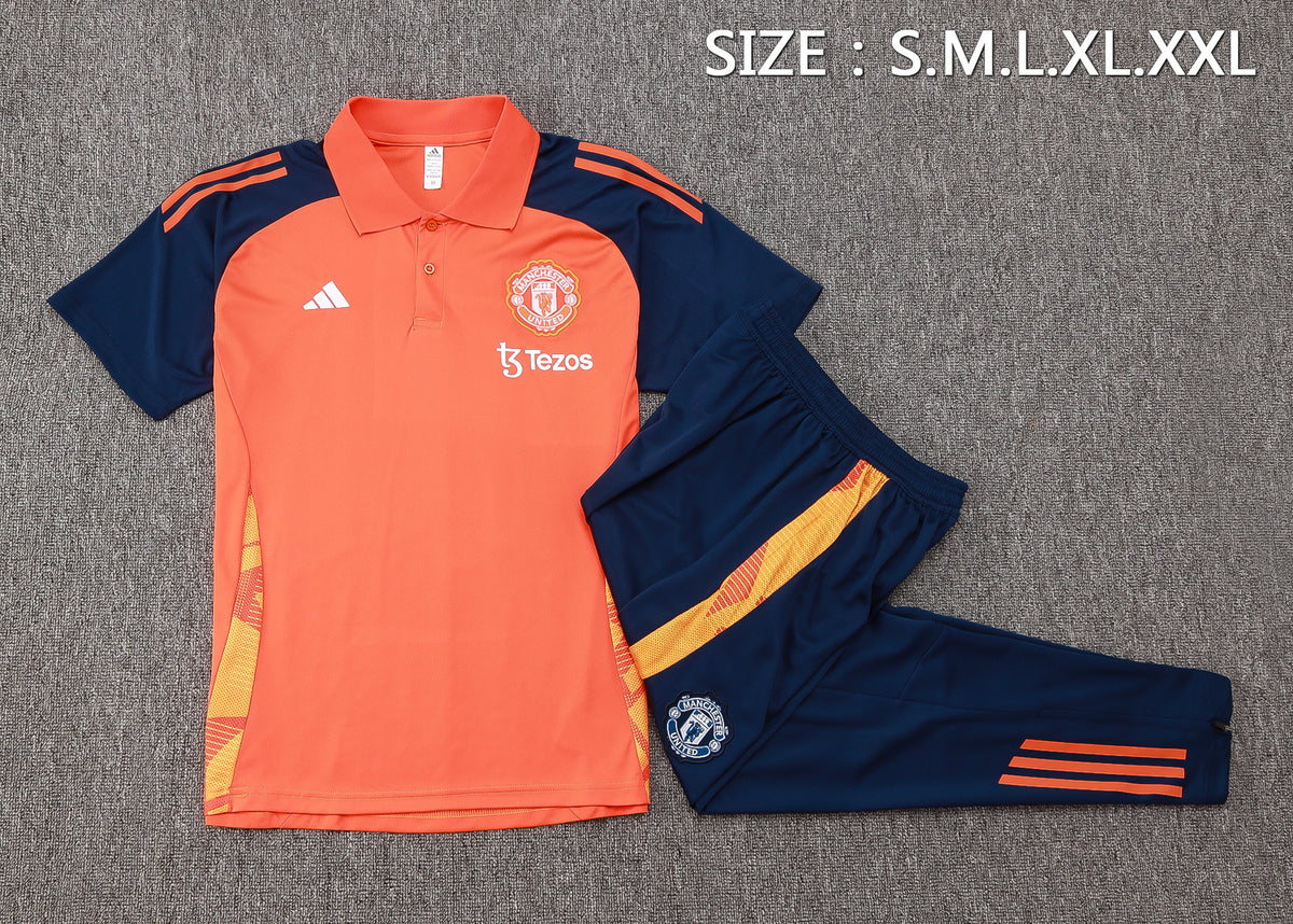 Manchester United 2024/25 Polo Set - Orange