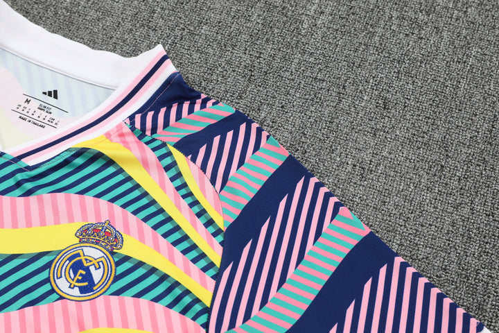 Real Madrid 2025/26 Training Shirt - Pink/Green