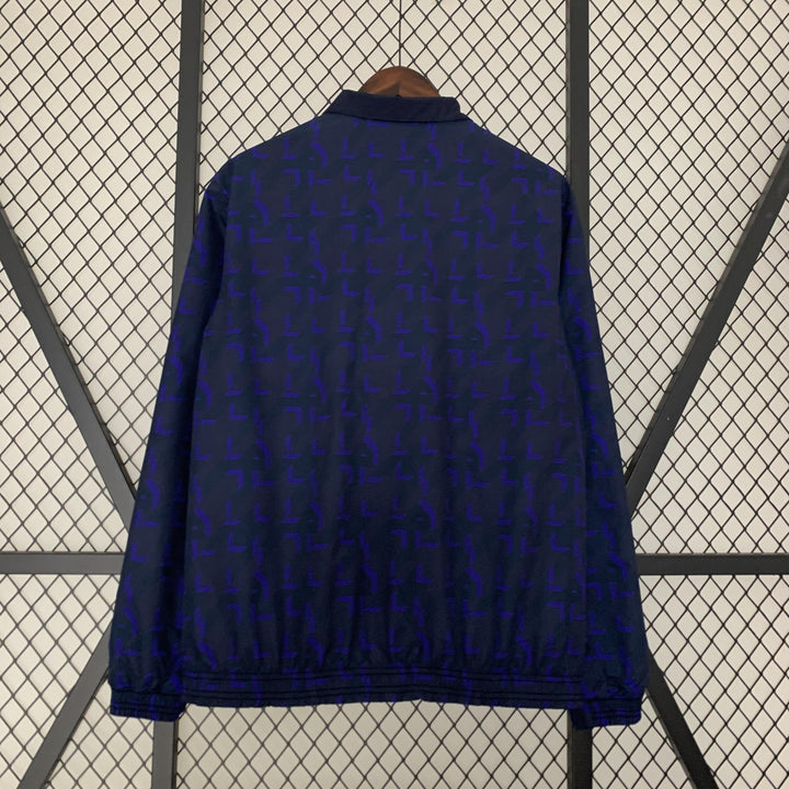 Real Madrid Reversible Windbreaker Jacket - Navy Blue II