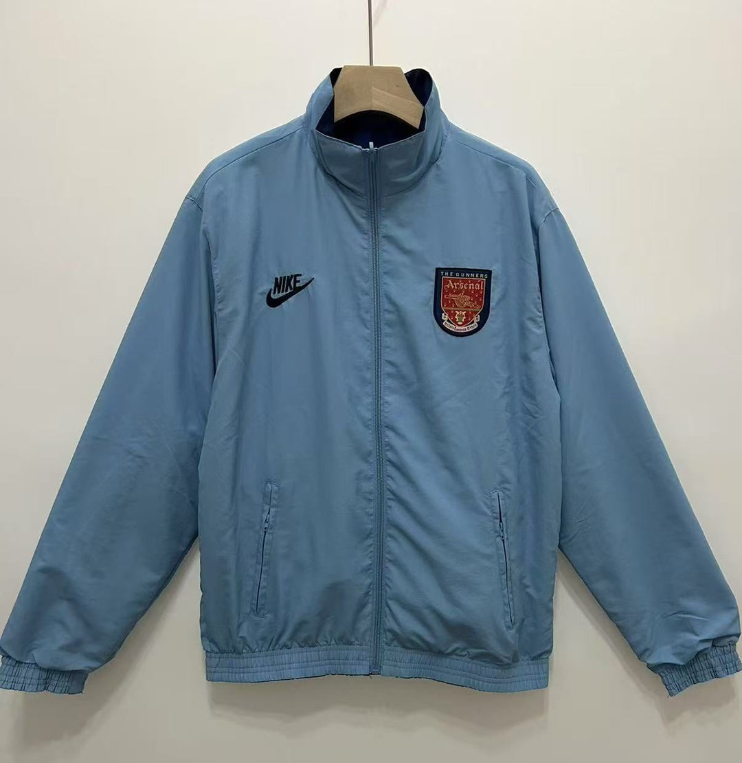 Arsenal 1994 Windbreaker Jacket - Light Blue