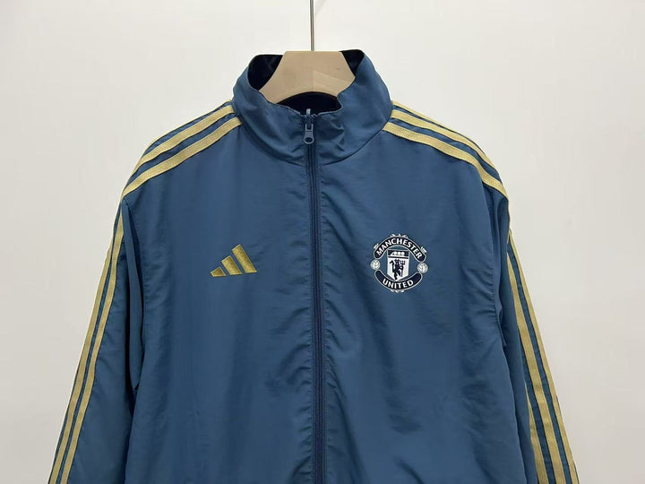 Manchester United 2024/25 Windbreaker Jacket - Navy Blue