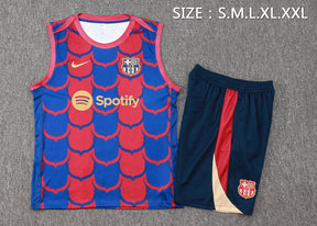 BARCELONA TANK TOP SET 24/25 - RED/BLUE