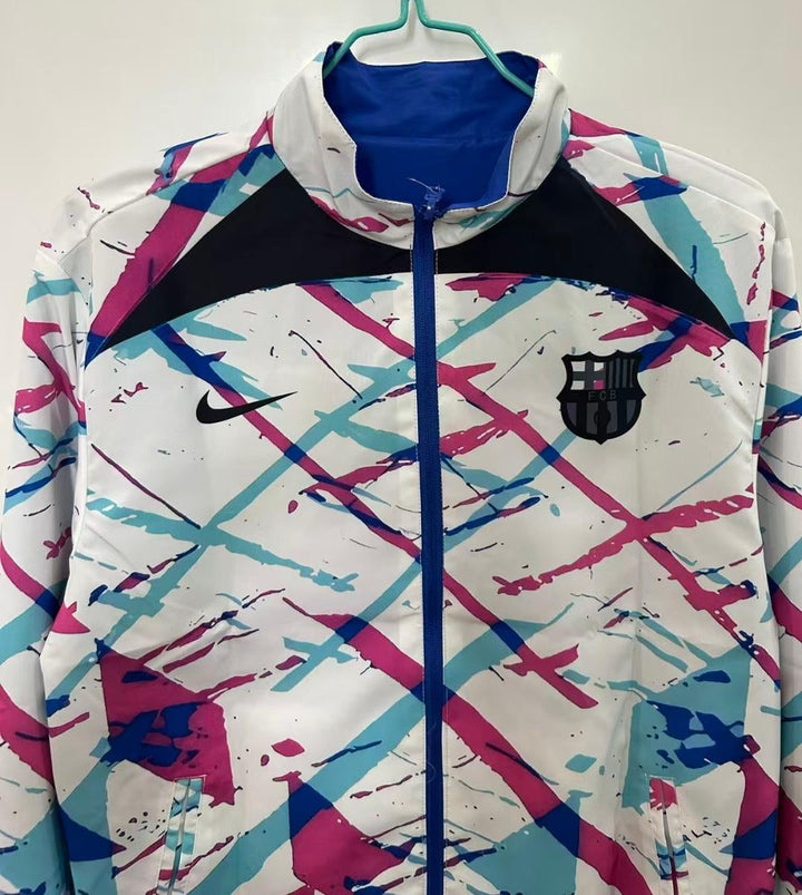 Barcelona Windbreaker Jacket - White