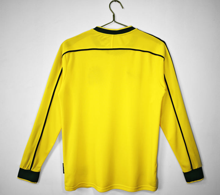 Brazil 1996/97 Home Retro Shirt - Long Sleeve
