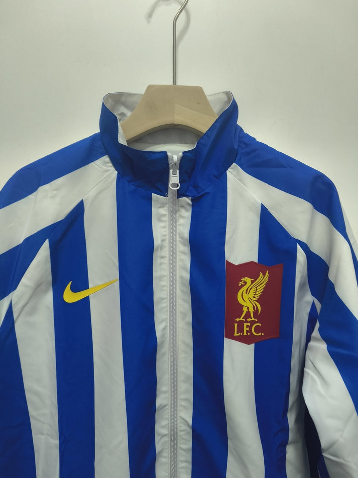 Liverpool Reversible Windbreaker Jacket - Blue/White