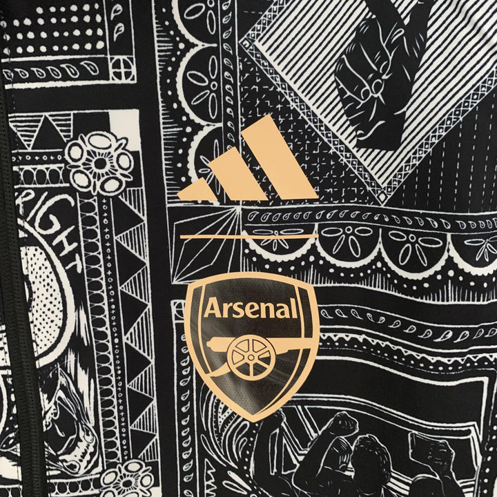 Arsenal Reversible Windbreaker Jacket - Black