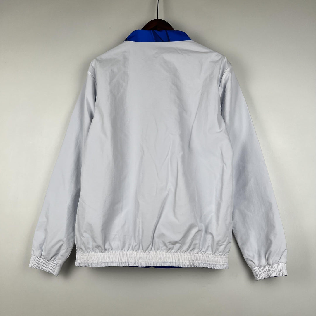 Algeria Reversible Windbreaker Jacket - Blue/White II