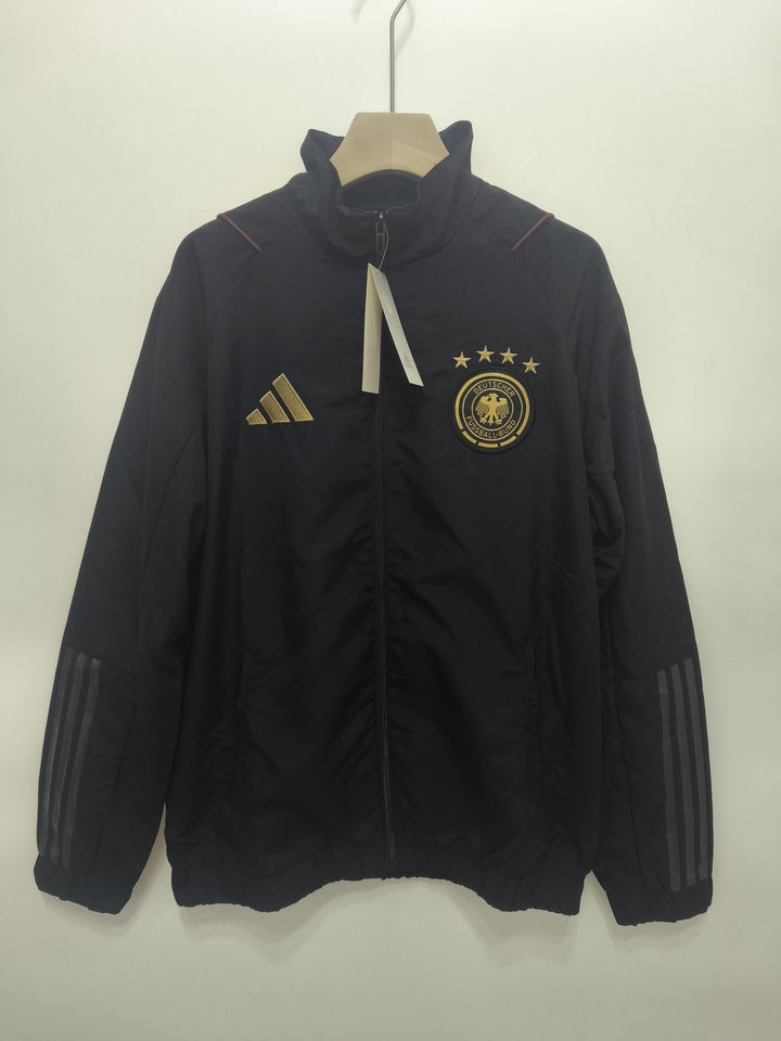 Germany Windbreaker Jacket - Black