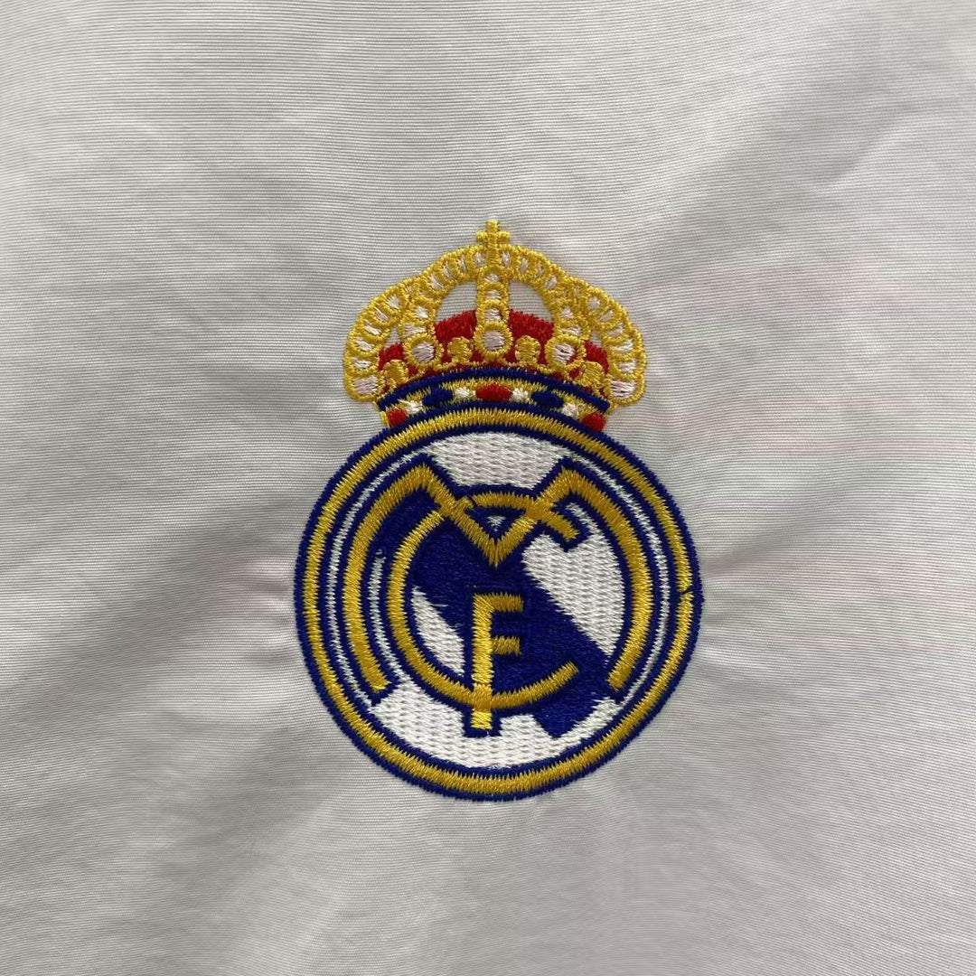 Real Madrid Reversible Windbreaker Jacket - White/Navy Blue