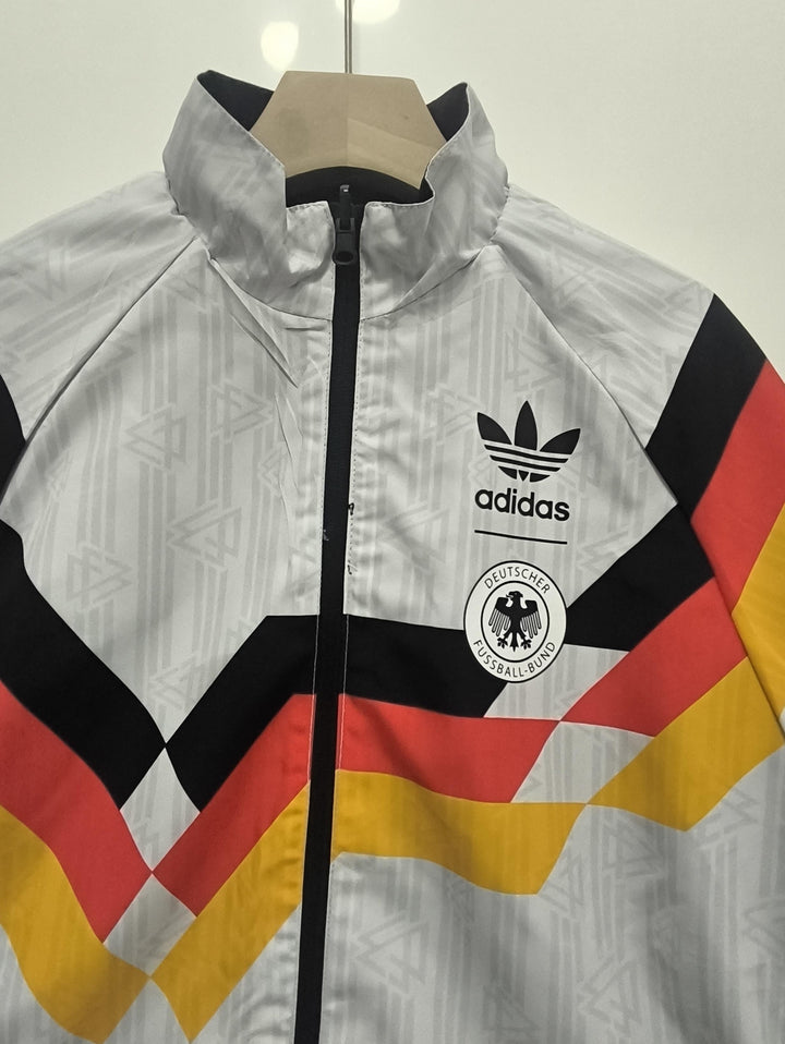 Germany Reversible Windbreaker Jacket 1990 - White/Black