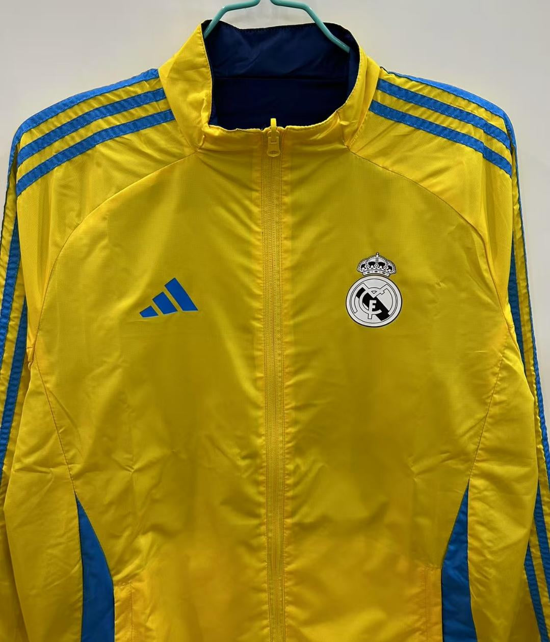 Real Madrid Windbreaker Jacket - Yellow/Blue