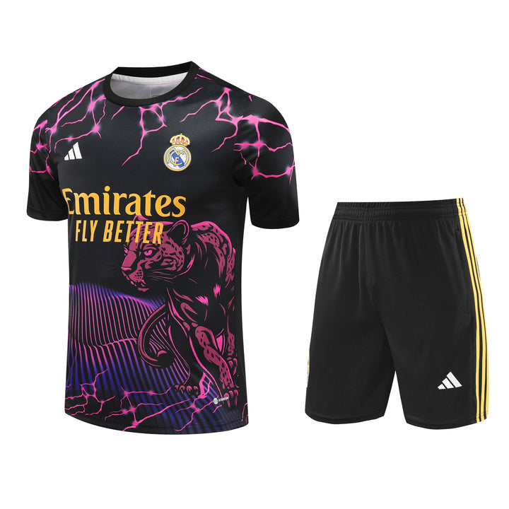 Real Madrid 2024/25 Training Kit - Black/Purple