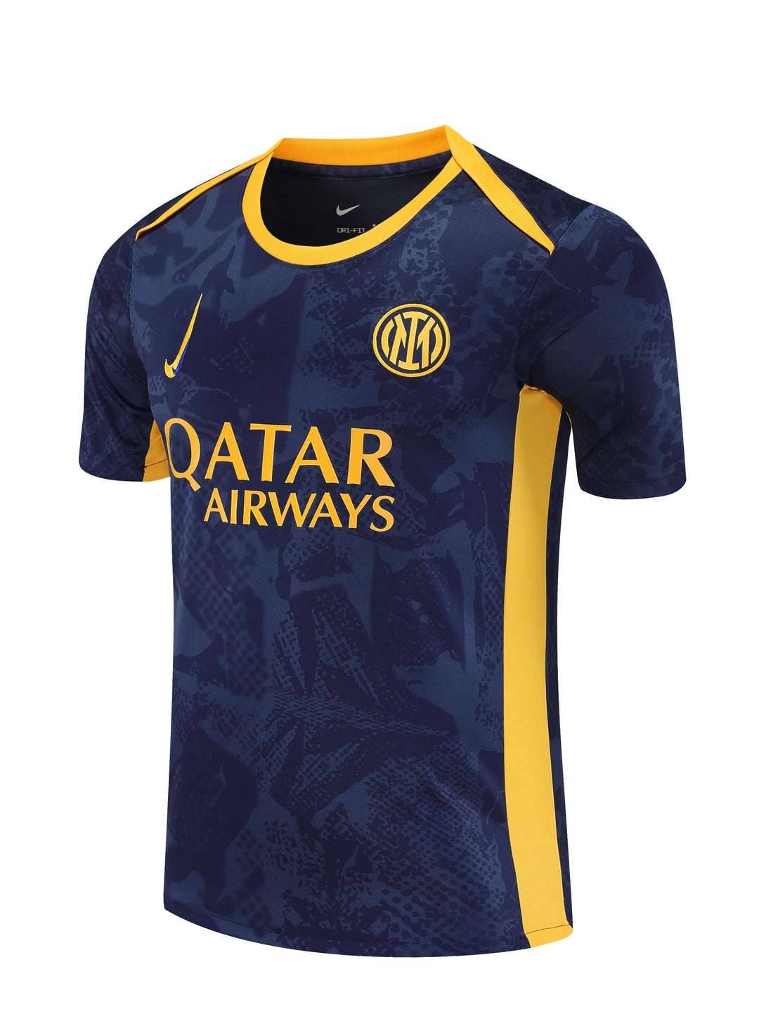 Inter Milan 2025/26 Training Shirt - Navy Blue/Yellow